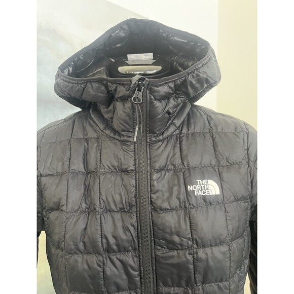 The North Face Women’s ThermoBall Eco Parka Black Hooded Jacket Size Small - Picture 4 of 11